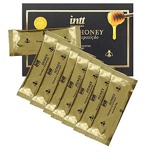 (CAIXA com 8 sachês) INTT Melzinho HONEY - Amor - ESTIMULANTE NATURAL UNISSEX EM SACHÊ DE 10G