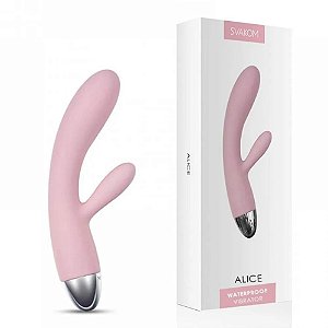 (QUEIMA DE ESTOQUE) Vibrador Alice Recarregável - Svakom Luxo