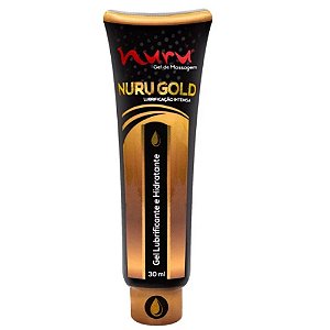 Gel Lubrificante e Hidratante Nuru Gold - Lubrificação Intensa 30ml