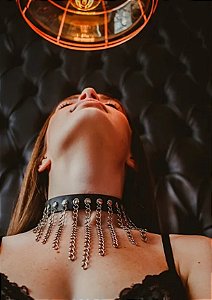 Coleira com Guia - Lavínia - 1335 - DOM & DOMME