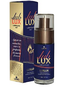 LUB LUX Hot - Lubrificante Neutro com ácido Hialurônico e Mais Aditivos - LUXXXO - 30g