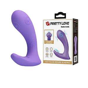 Vibrador de Ponto G e Clitóris com 4 Tapping - Andromeda