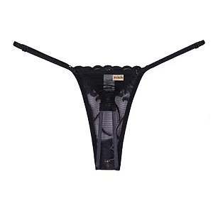 Calcinha Sensualle Tanga - Rapidinha - Preto