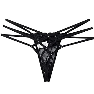 Calcinha Sensualle - Gemendo - Preto
