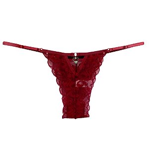 Calcinha Sensualle Tanga - Quero Essa - Vermelho