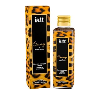 Óleo De Massagem Corporal Relaxante - Sauvage - 130ml - INTT