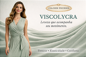 Malha Viscolycra (96% Viscose + 4% Elastano)