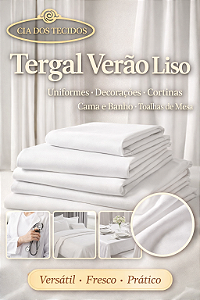 Tecido Tergal Verão Liso 1,50m – Artesanato e Uniformes