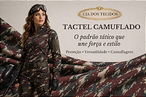 Tecido Tactel Estampado Camuflado Microfibra 1,50m