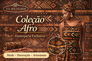 Tecido Oxford Estampado Afro – Estampa Digital Africana Exclusiva