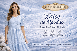 Lese (Laize) de Algodão (100% Algodão)