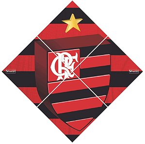 Quadro Escudo do Flamengo nº 01 3d Mosaico 04 Peças