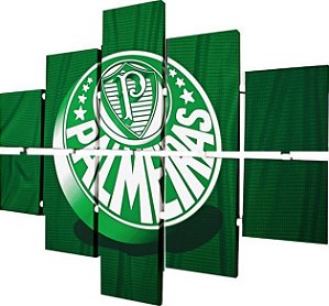 Quadro Escudo do Palmeiras nº 01 3d Mosaico 10 Peças