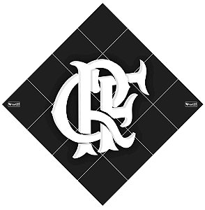 Quadro Escudo do Flamengo nº 03 3d Mosaico 16 Peças
