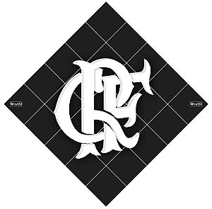 Quadro Escudo do Flamengo nº 03 3d Mosaico 25 Peças