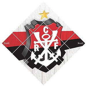 Quadro Escudo do Flamengo nº 2 3D Mosaico 16 Peças