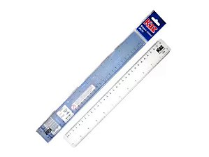 Régua 30cm Cristal Kaz