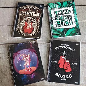 Caderno Universitário 10 Matérias Masculino