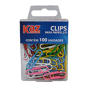 Clips para Papéis 2.0 Multicolorido