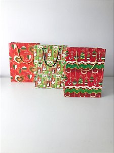 Sacolas de Natal Médias