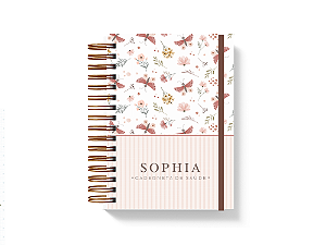 Caderneta - Floral Boho