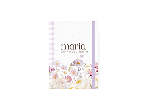 Porta documentos - Floral