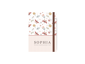 Porta documentos - Floral Boho