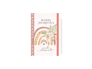 Porta documentos - Arco Íris Boho Menina