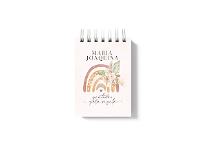 Bloquinho - Arco Íris Boho Menina