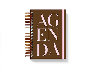 Agenda 2026 - AGENDA marrom