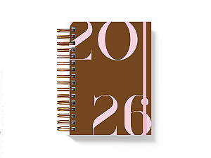 Planner 2026 - 2026 marrom