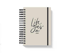 Planner 2026 - Life goes on - bege