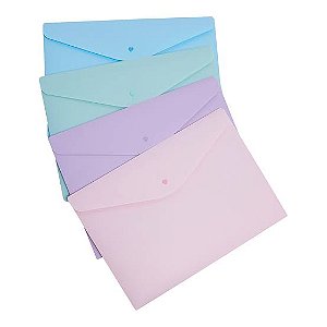 Pasta  Envelope A4 Pastel Polibras