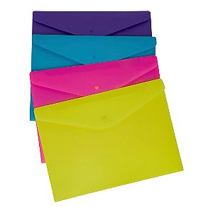 Pasta Envelope A4 Neon Polibras
