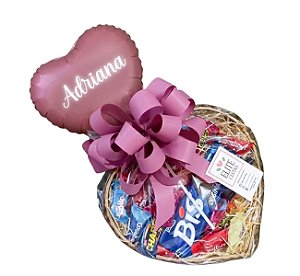 Caixa Coração Com Chocolates