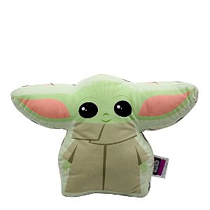 Almofada Star Wars Formato Fibra Baby Yoda (Grogu)