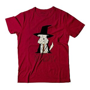 Camiseta Fatum Feminina - Harry Potter - Dogwards - Vermelha