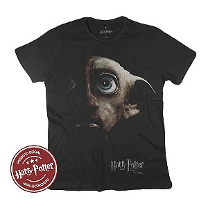 Camiseta Fatum - Harry Potter - Dobby - Preto