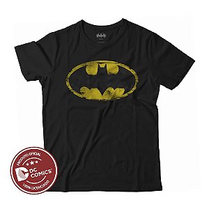 Camiseta Fatum - Batman - Logo Classica - Preto