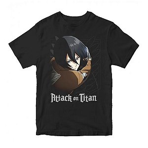 Camiseta Oficina Do Rock - Atack On Titan - Mikasa