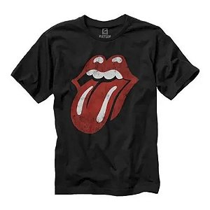 Camiseta Fatum - Rolling Stones Vintage - Preto