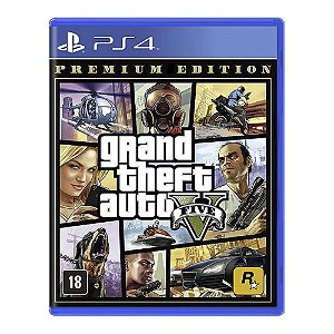 Jogo Ps4 Grand Theft Auto 5 Premium Edition Novo