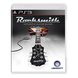 Jogo Ps3 Rock Smith Authentic Guitar Games Usado