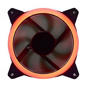 Cooler Fan Para Gabinete Kmex Af-a1225 120mm Led Vermelho