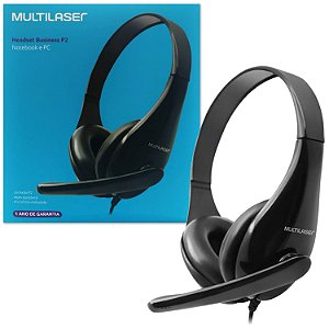 Headset Business P2 Multilaser Ph294 Compativel Pc