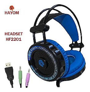 Headset Gamer Hayom Hf2201 Compativel Pc