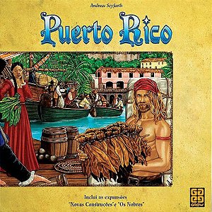 Jogo Tabuleiro Puerto Rico + Expansões (Novas Construçoes E Os Nobres)