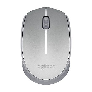 Mouse Logitech Sem Fio - M170 - Prata