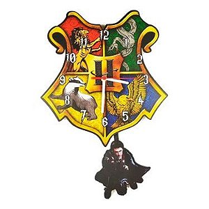 Relogio De Parede Pendulo Harry Potter