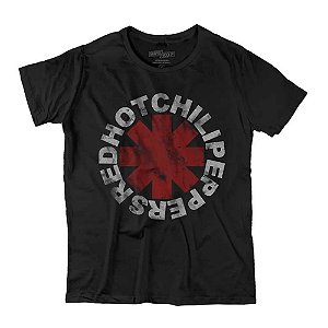 Camiseta Fatum - Red Hot Chili Peppers Simbolo Vintage - Preto